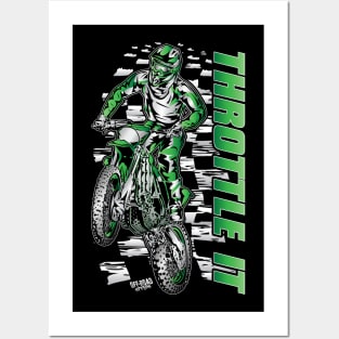 Green Throttle It Posters and Art